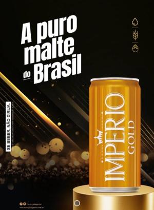 Cartaz Império Gold 269 Ml Sem Precificador - A3 420x297      Pacote com 100 Cartazes