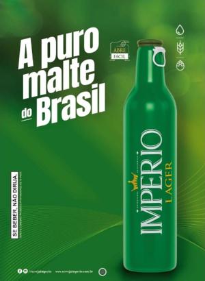 Cartaz Império Lager 473 Ml Sem Precificador 420x297      Pacote com 100 Cartazes