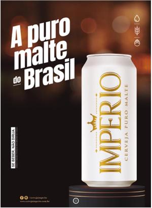 Cartaz Império Pilsen Lata 473 Ml Sem Precificador - A3 420x297      Pacote com 100 Cartazes