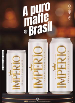 Cartaz Império Pilsen Latas Sem Precificador - A3 420x297      Pacote com 100 Cartazes