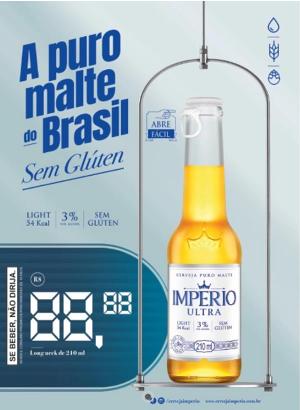 Cartaz Império Ultra Lata 269 Ml Sem Precificador - A3 420x297      Pacote com 100 Cartazes